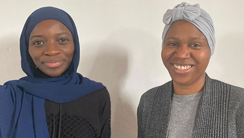 Fatumata  Sidibe y Matoma Diakate